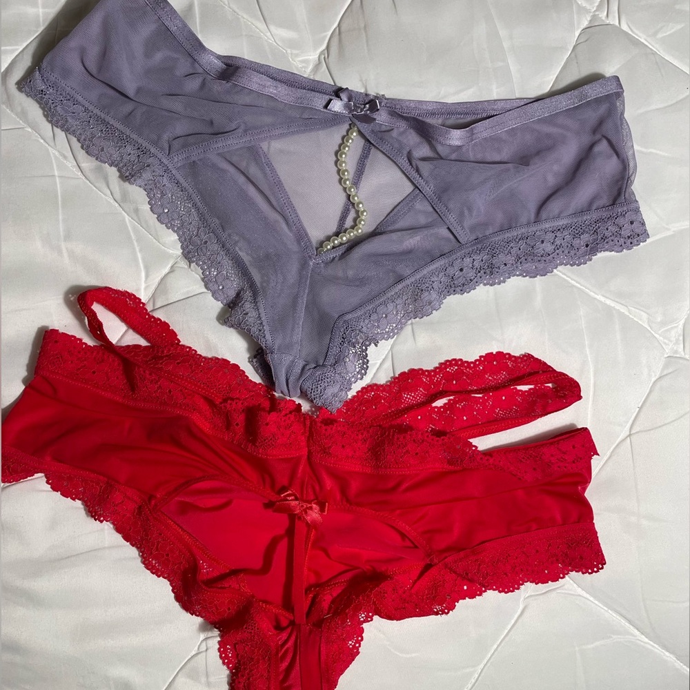 Victoria secret cut out panties